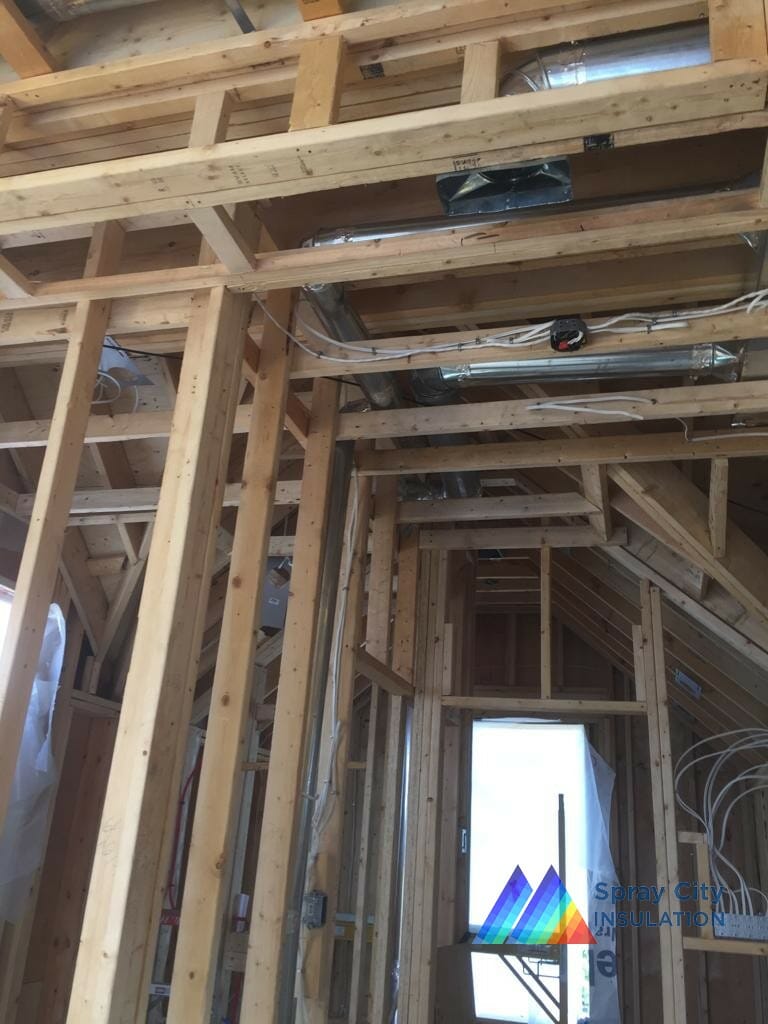 Attic Spray Foam Insulation in Oakville